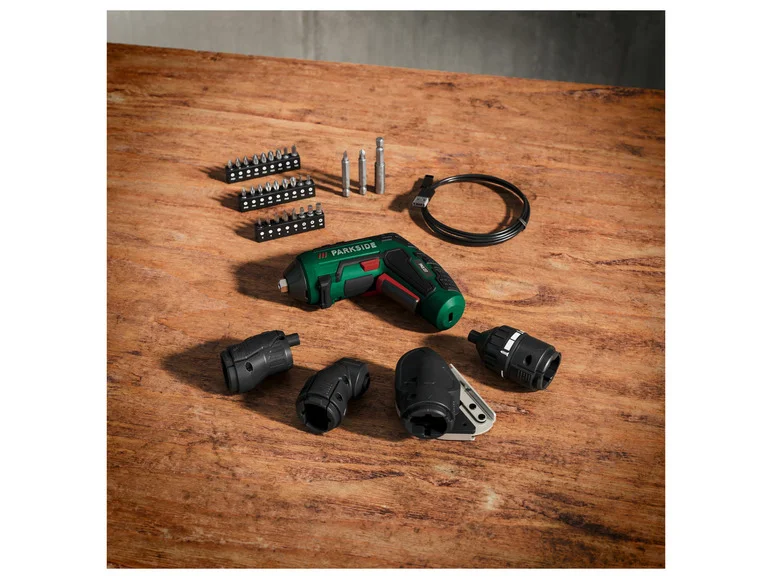 PARKSIDE® Visseuse sans fil avec embouts interchangeables PAS D7
