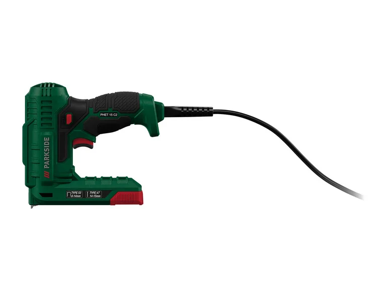 PARKSIDE® Agrafeuse-cloueuse électrique PHET 15 C2. 70 W