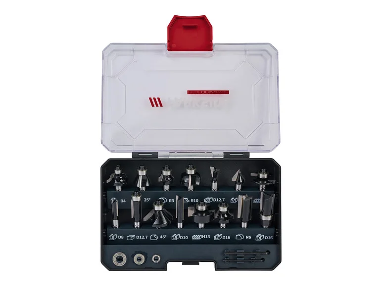 PARKSIDE PERFORMANCE® Jeu d'embouts de fraisage