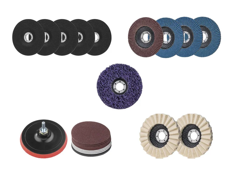 PARKSIDE® Set de disques pour meuleuses d'angle. Ø 125 mm