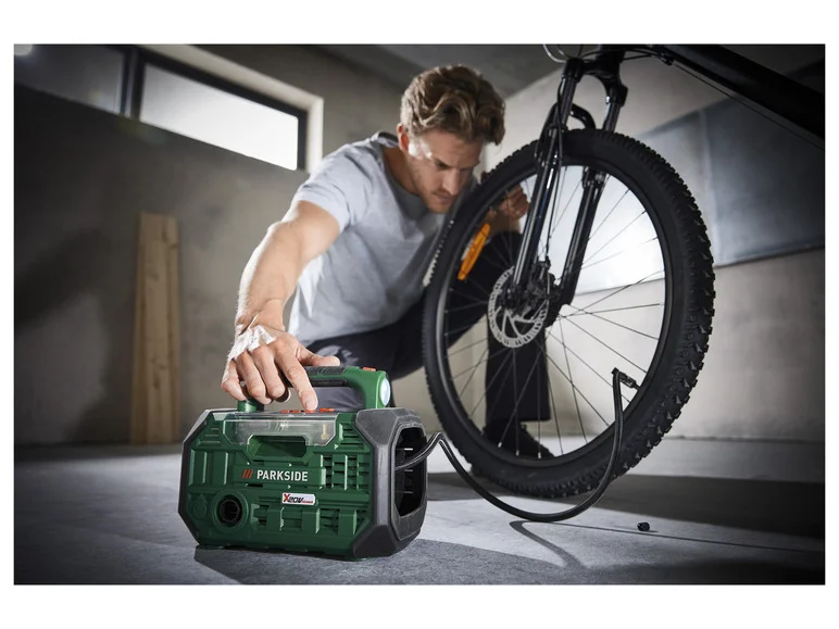 PARKSIDE® Compresseur et pompe à air sans fil PKA 20-Li C3. 20 V