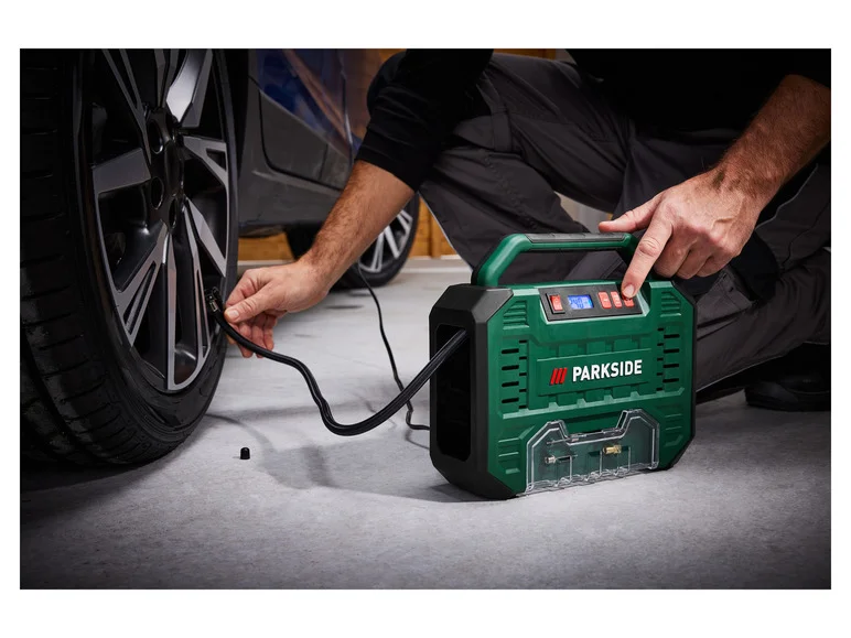 PARKSIDE® Compresseur numérique portatif PMK 150 A1. 12 V ou 230 V