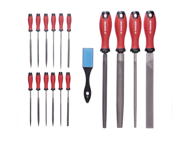 PARKSIDE® Set de limes d'atelier. 17 pièces