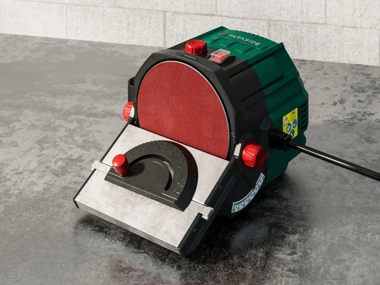 PARKSIDE® Ponceuse à disque PTSG 140 D2. 6 papiers abrasifs inclus