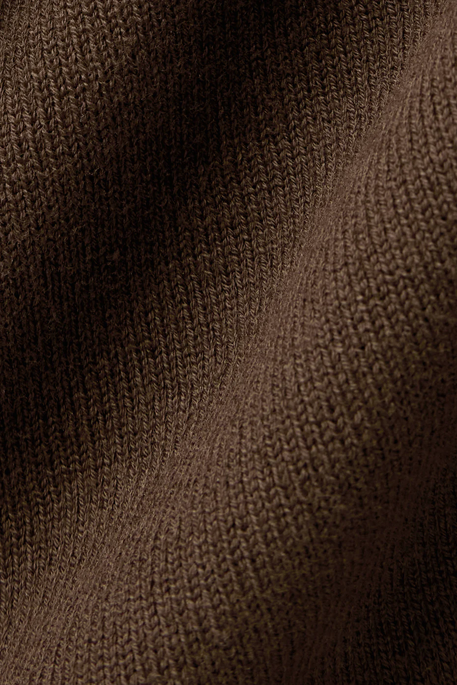 Scholar Knit Cropped Full Zip Jacket - Espresso