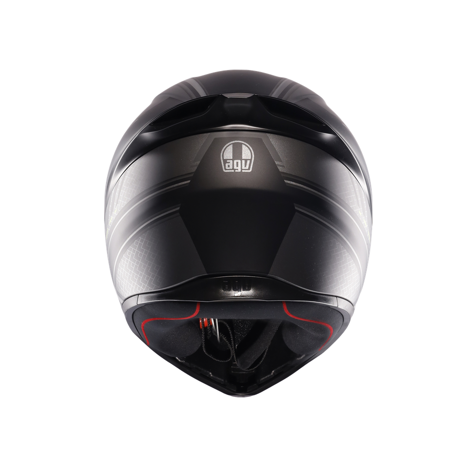 K1 S SLING MATT BLACK/GREY - MOTORBIKE FULL FACE HELMET E2206