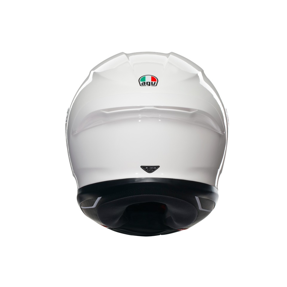 K6 S WHITE - MOTORBIKE FULL FACE HELMET E2206