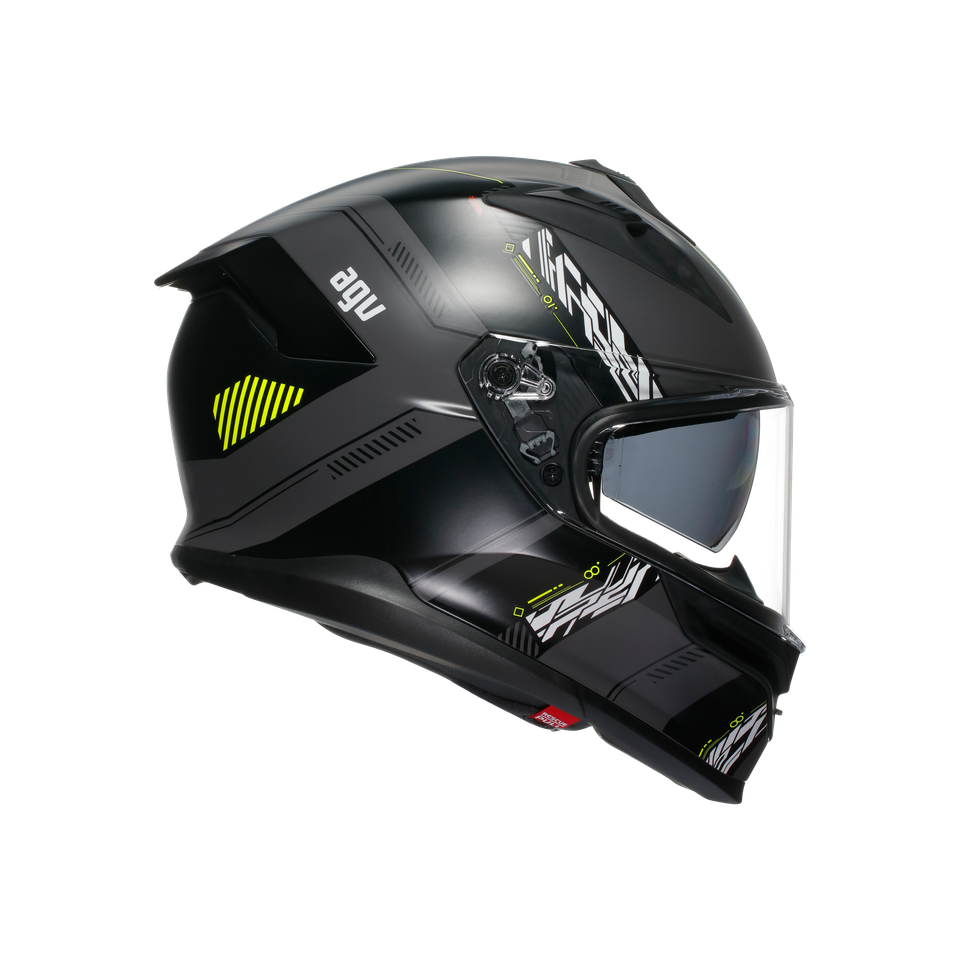 K7 AGV E2206 MPLK - KYBER MATT GREY/YELLOW FLUO