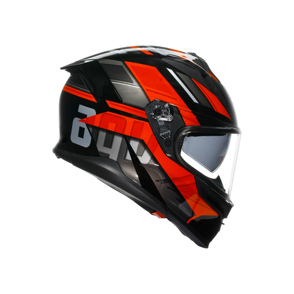 K7 AGV E2206 MPLK - TAURAX BLACK/RED