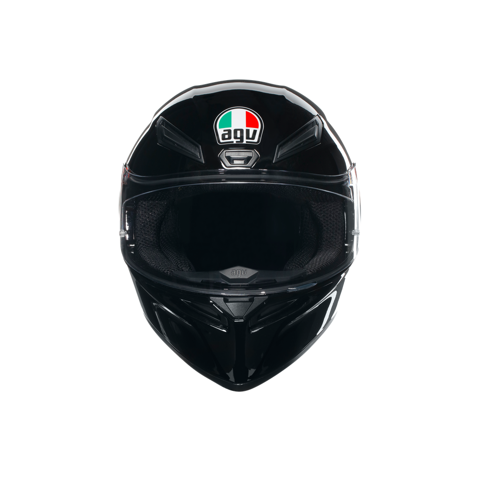 K1 S BLACK - MOTORBIKE FULL FACE HELMET E2206