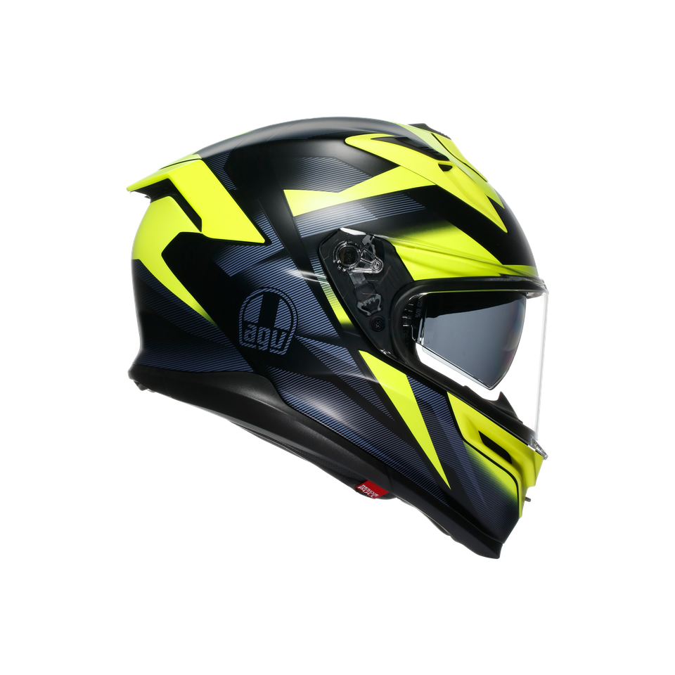 K7 AGV E2206 MPLK - GLIMPSE MATT BLACK/YELLOW FLUO