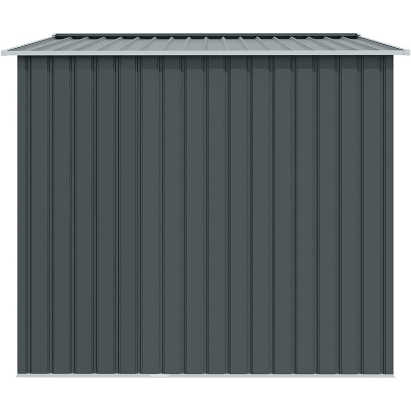 Metal Tool Shed, 277 cm x 191 cm x 192 cm, Garden Shed with Saddle Roof (Anthracite)
