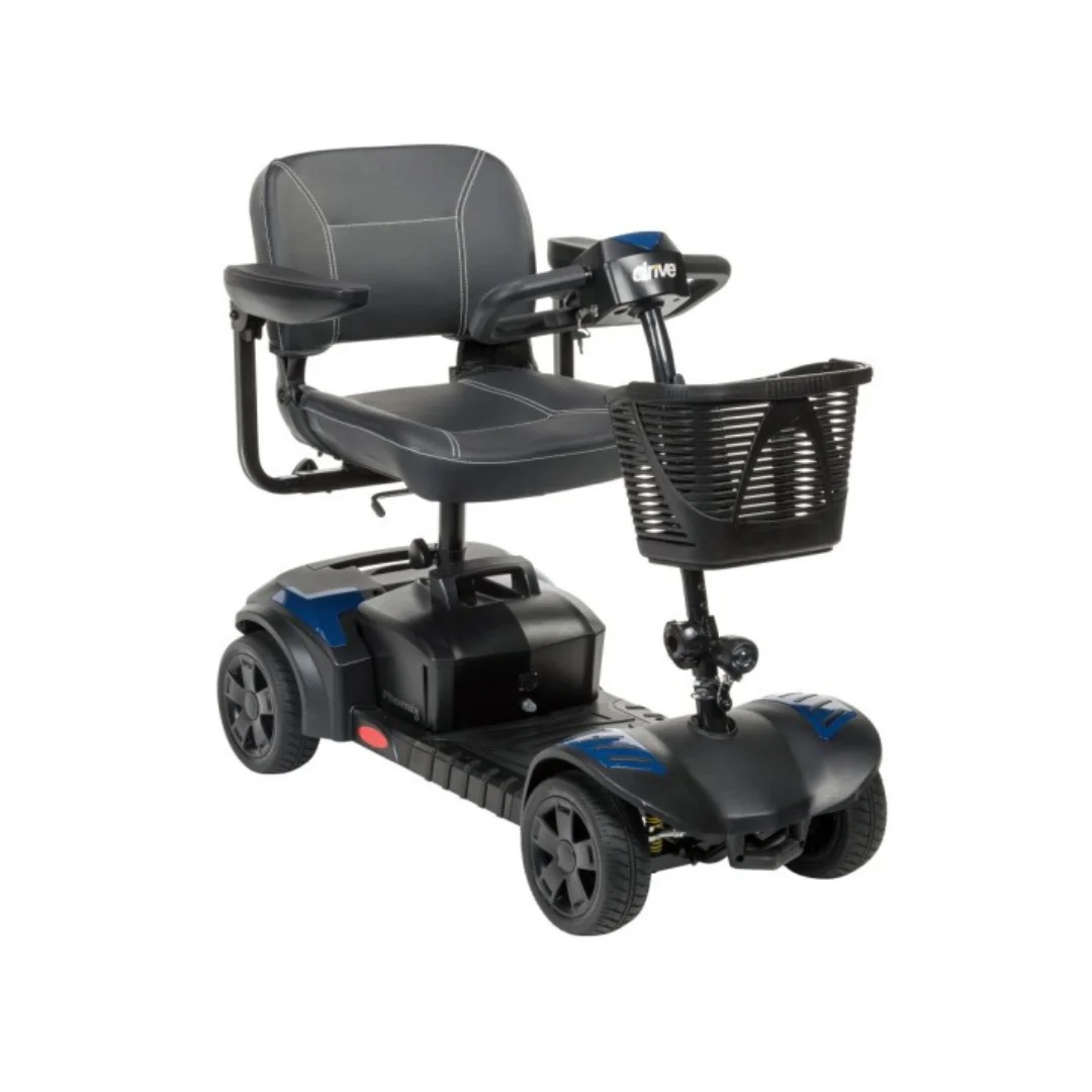 Drive Medical Phoenix LT 4-Wheel Portable Mobility Scooter with Swivel Seat