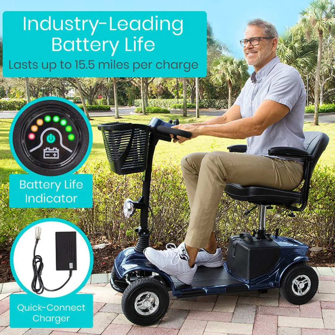 Vive Health 4-Wheel Mobility Scooter Series A