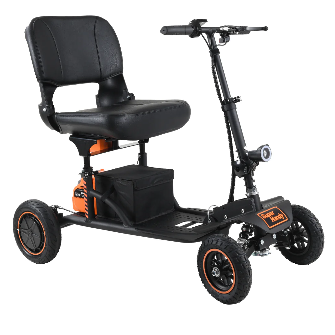 SuperHandy Explorer 4-Wheel Portable Mobility Scooter with Suspension