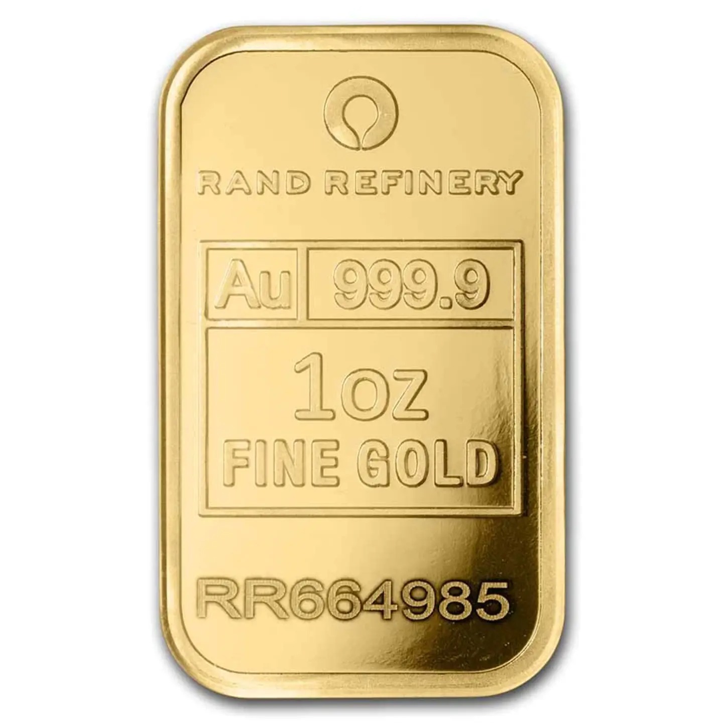 1 oz Gold Bar - Rand (Arrives in a sealed black assay card)Today 50% off