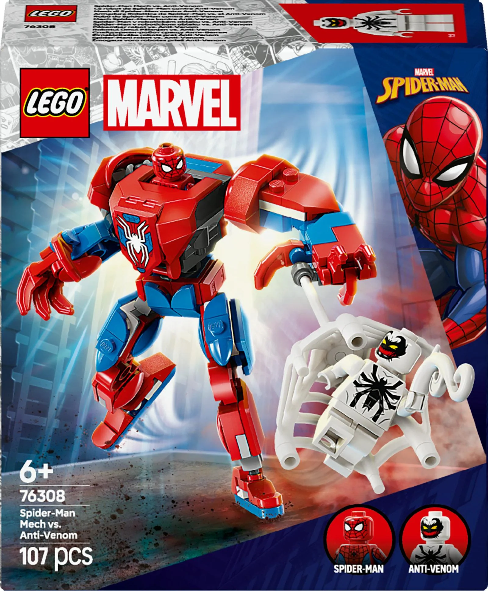 LEGO 76308 Marvel Super Heroes Spider-Man Mech vs. Anti-Venom