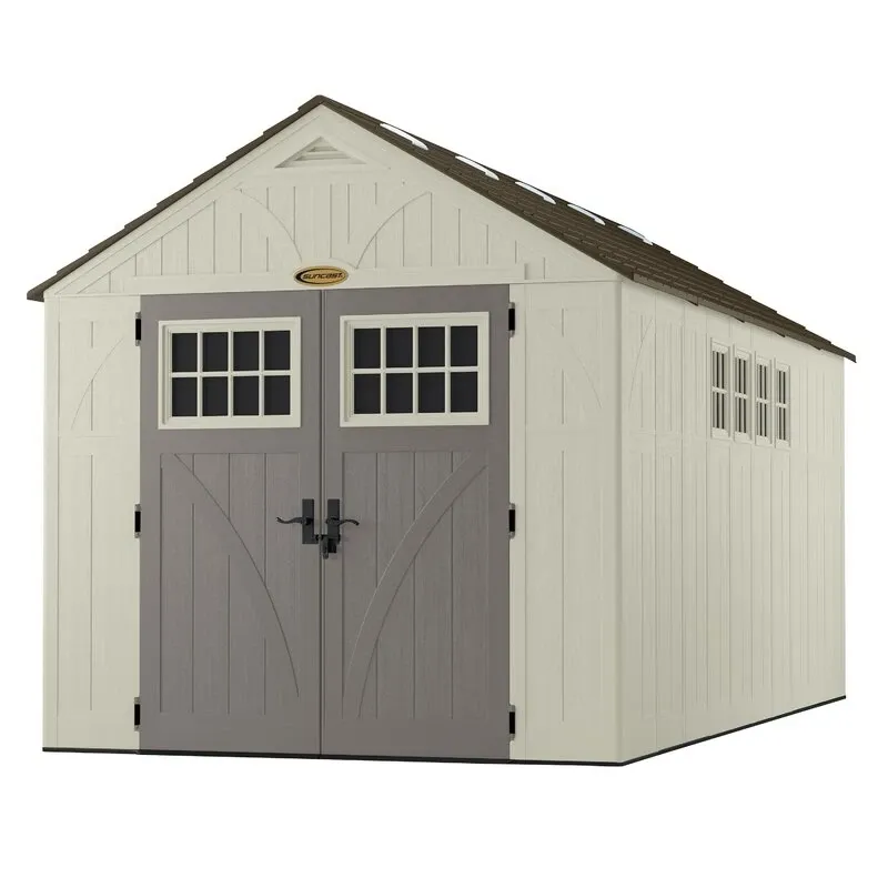 Tremont Outdoor 8'W x 16'D Plastic Storage Shed