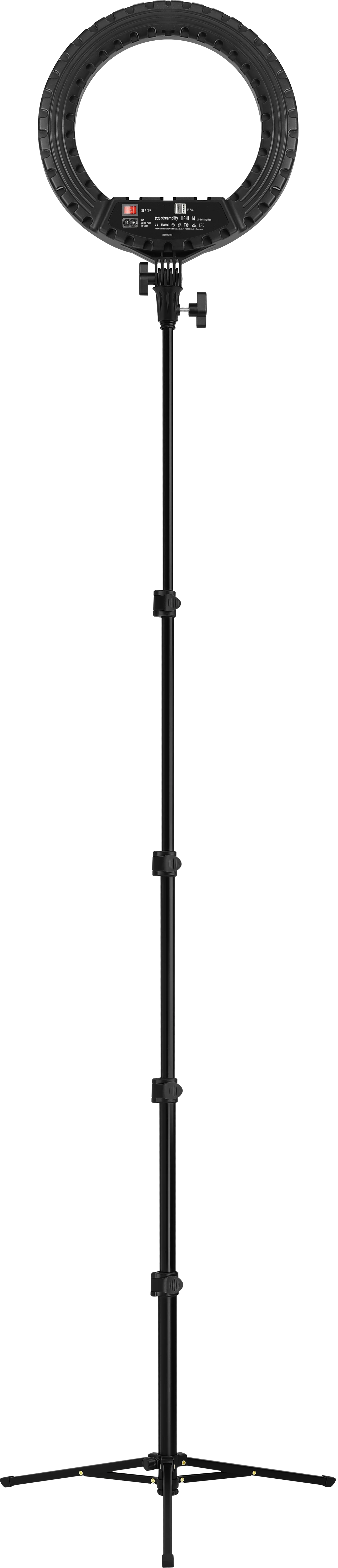 Streamplify LIGHT 14 Ringlicht. 35.6 cm. 230 V – Schwarz