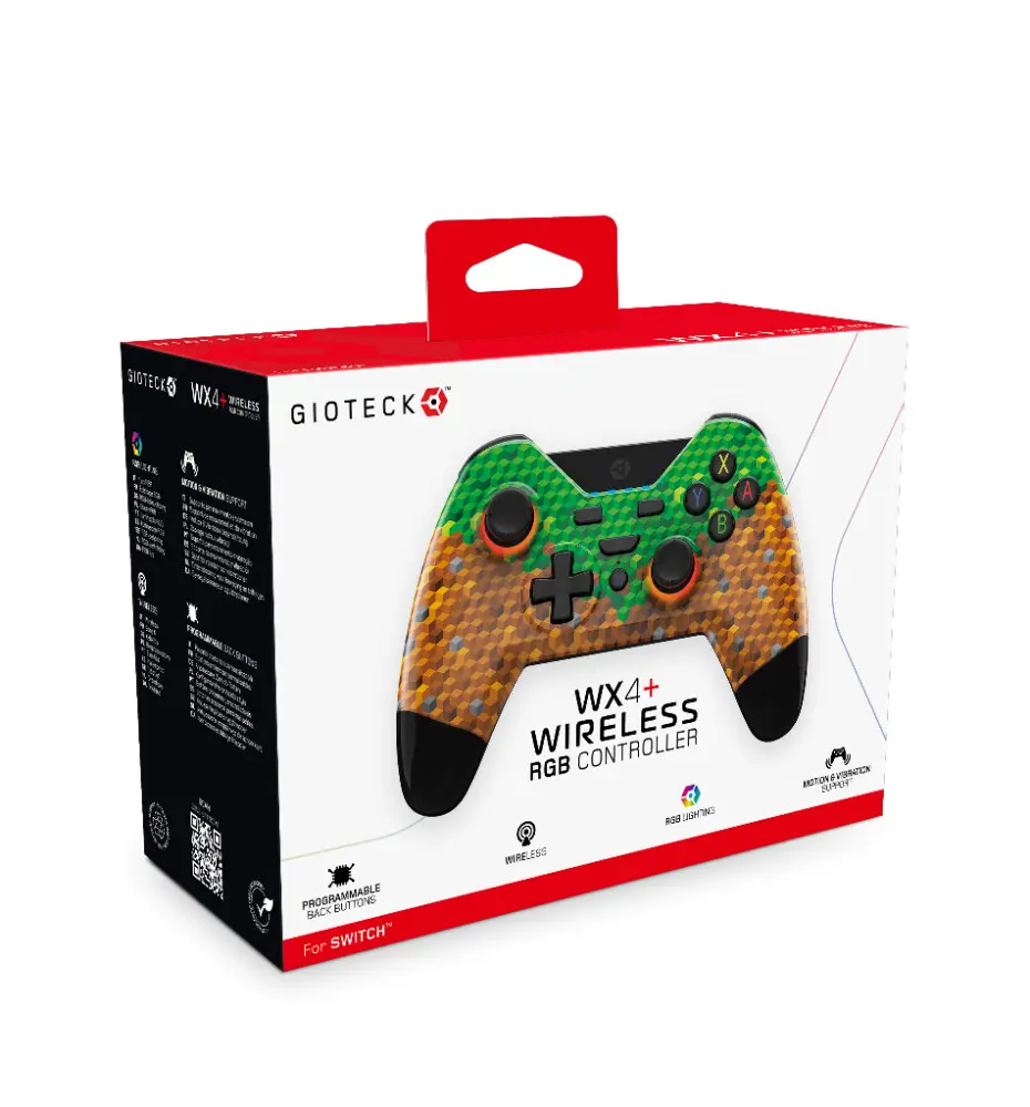 GIOTECK WX4+ Trådløs Minecraft Controller Nintendo Switch