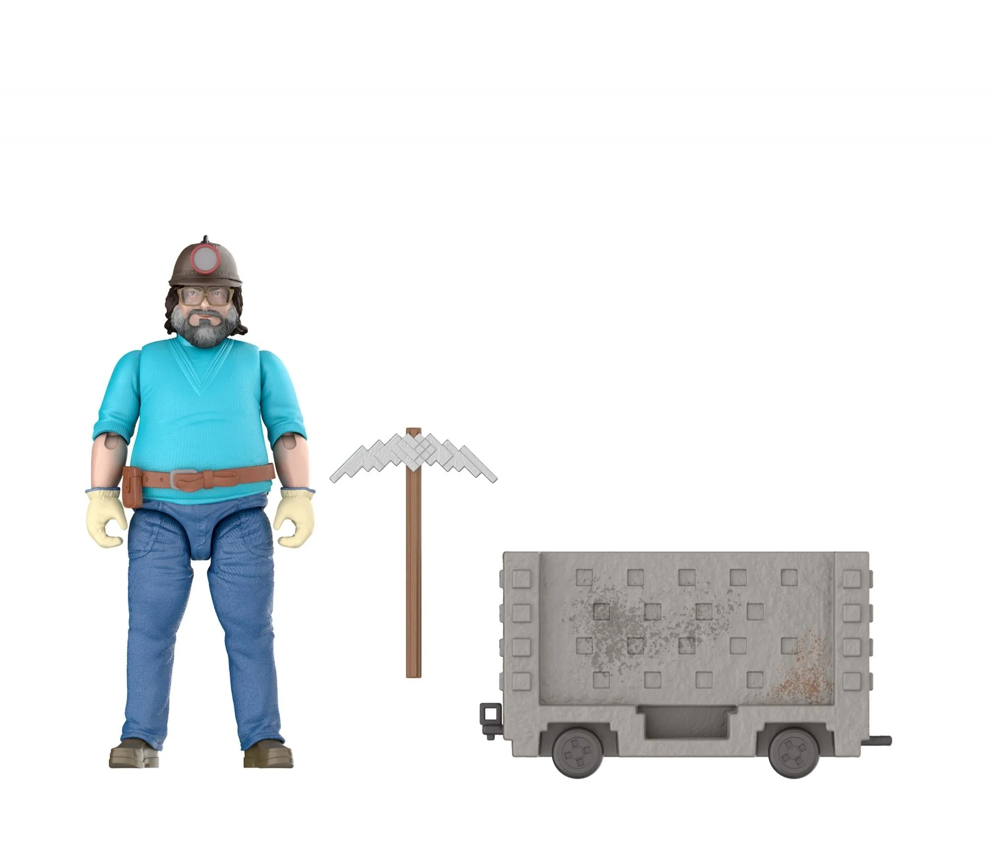 Minecraft - Steve & Minecart Filmfigur