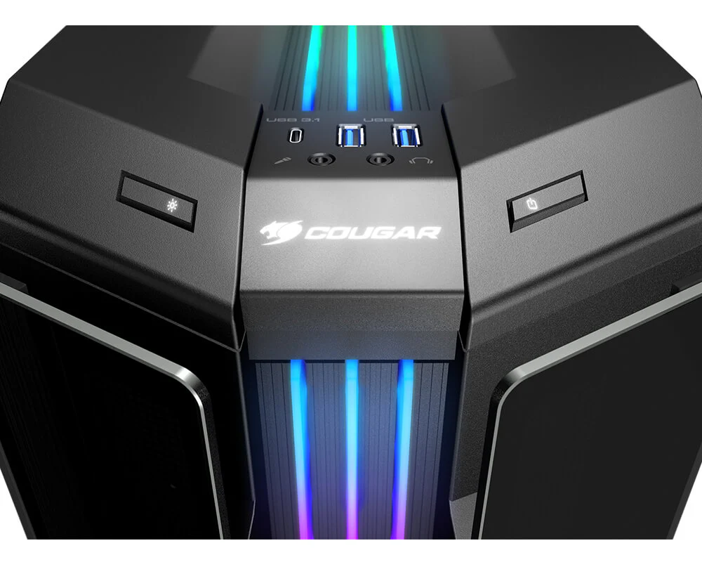 Cougar Gemini T PRO Tower ATX Schwarz