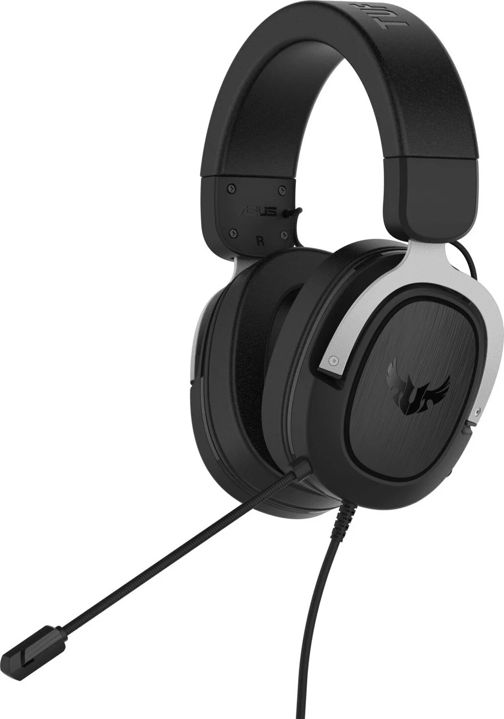 ASUS TUF H3 Gaming-Headset für PC. MAC. PS4 – Silber