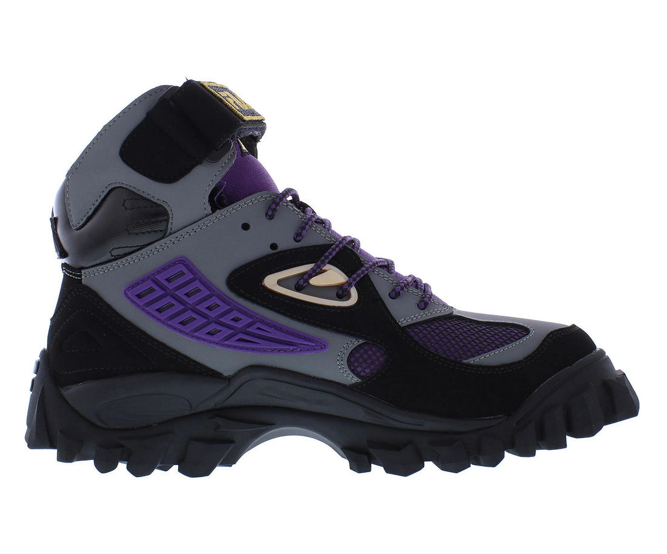 Mens Fila Yak Boots Shoe Size: 9.5 Black - Quietshade - Imperialpurple Boots