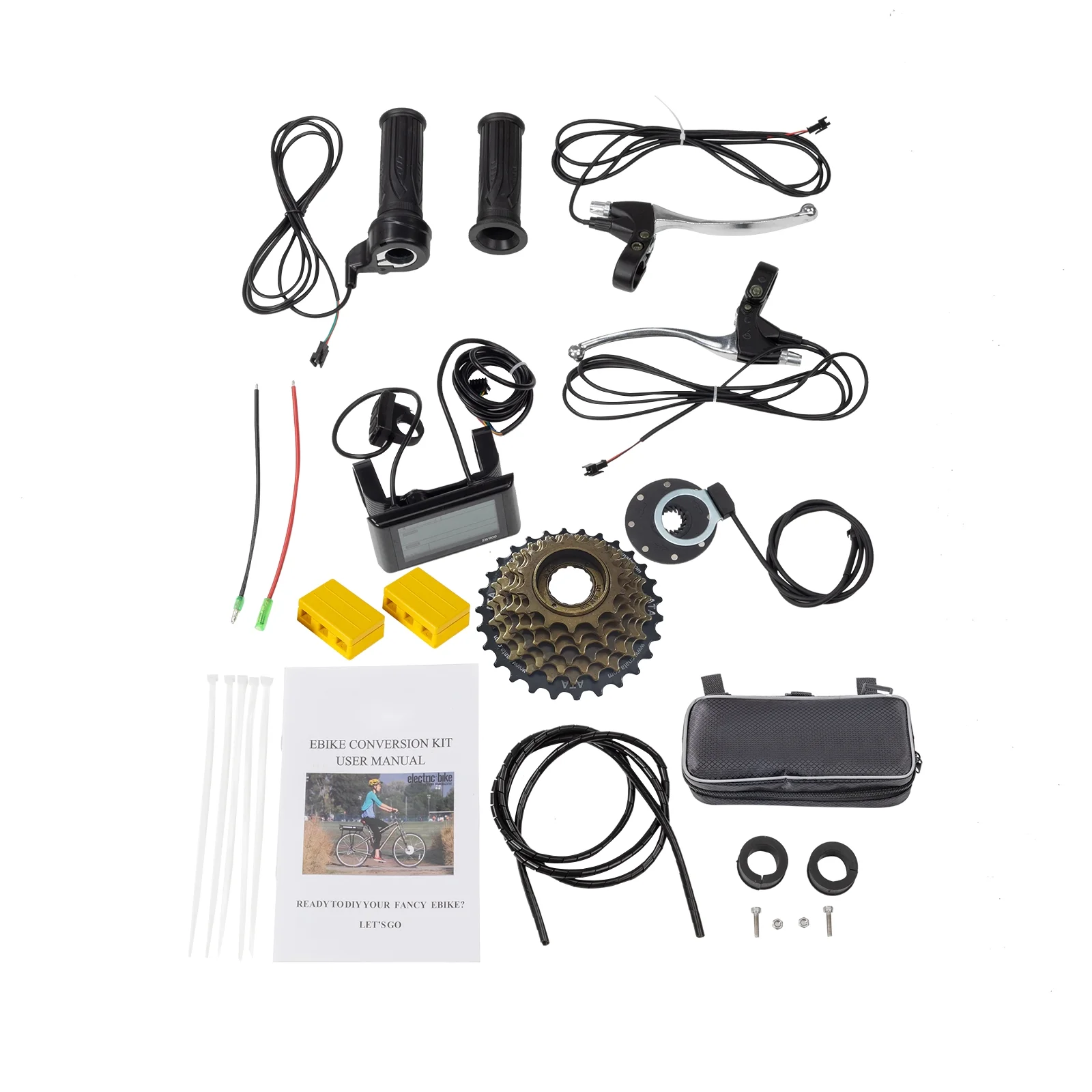 Ktaxon 48V 1000W Electric Bicycle Motor Kit, 26