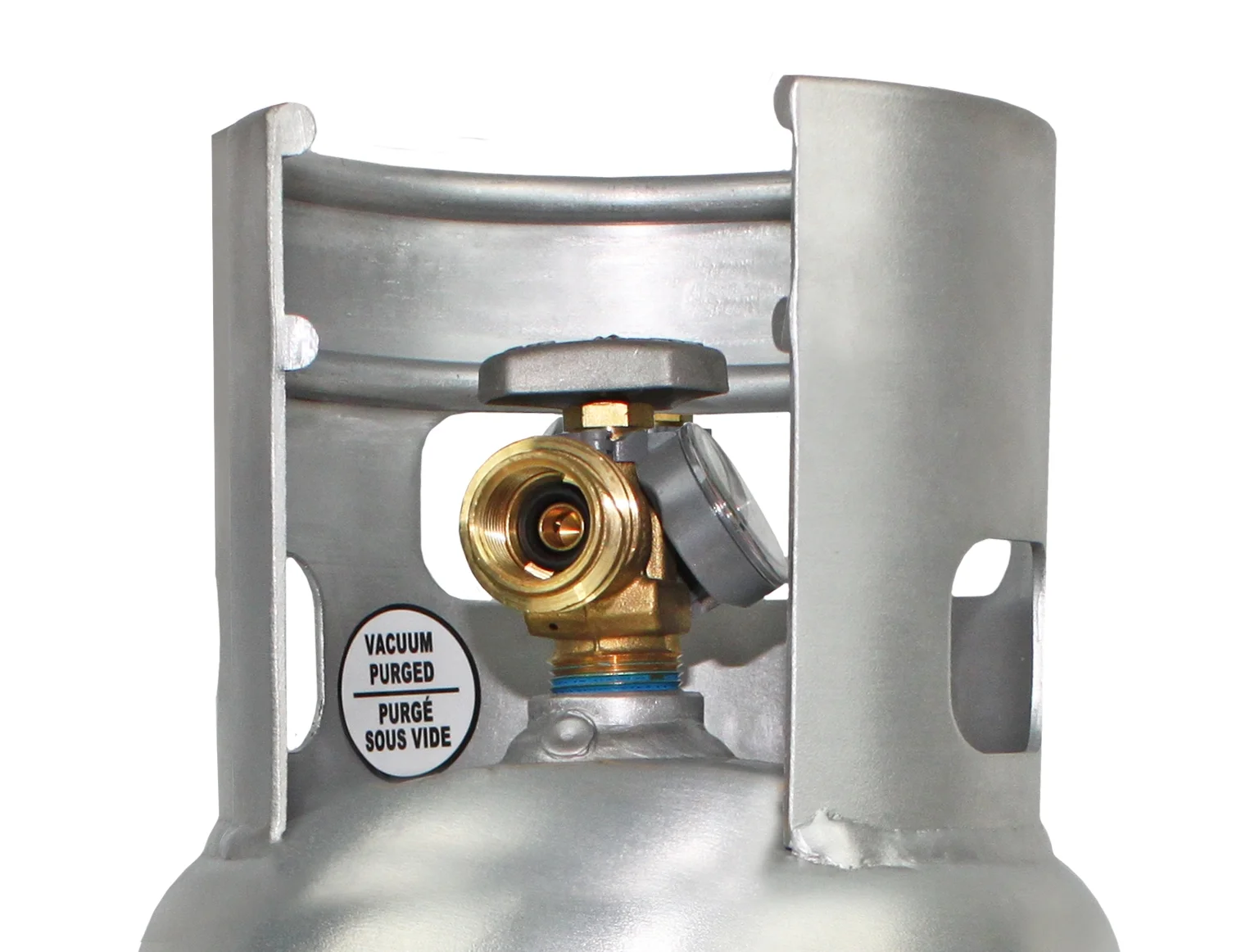 Flame King 5LB Aluminum Propane Tank with Gauge & OPD Valve, Corrosion-Resistant and Rust-Free