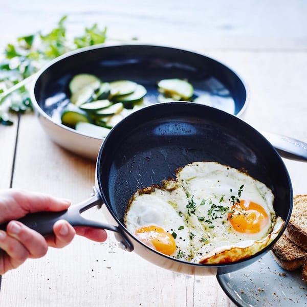 Venice Pro Noir Tri-Ply Stainless Steel Healthy Ceramic Nonstick 13 Piece Cookware Pots and Pans Set