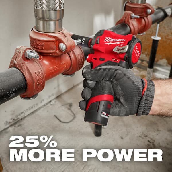M12 FUEL 12V Lithium-Ion Brushless Cordless Hammer Drill/Impact Driver Combo Kit 2-Tool w/High Output 5.0Ah Battery