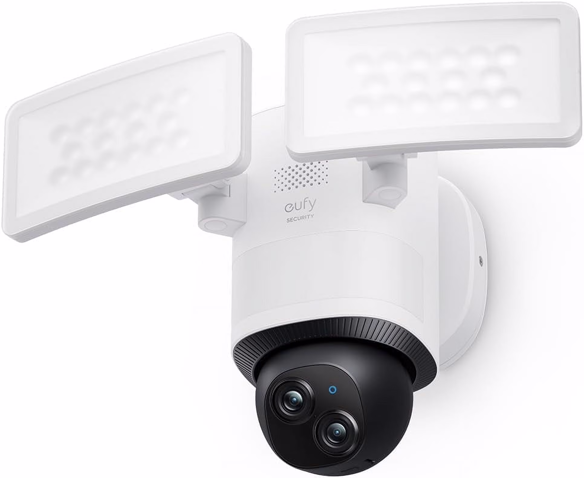 eufy Security Floodlight Camera E340, Wired Camera, 3K+2K Dual Camera, 360�� Pan and Tilt, No Monthly Fee