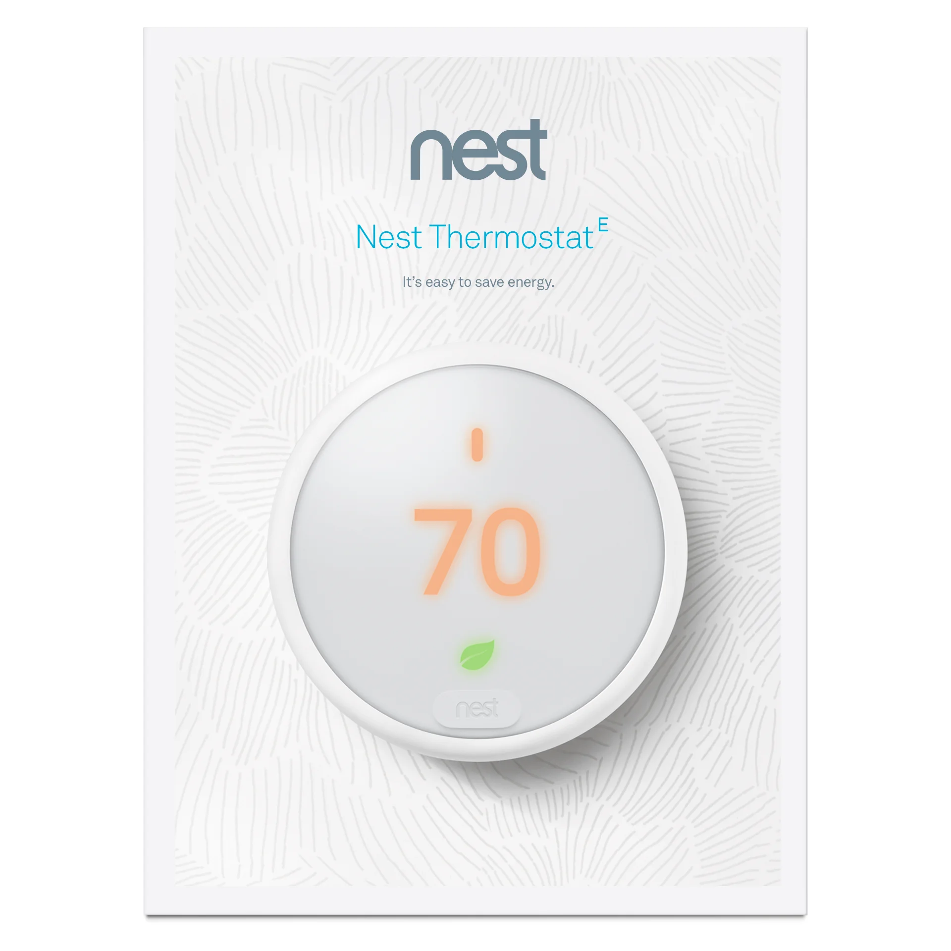 Google Nest Thermostat E in White