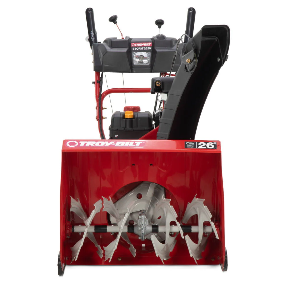 Troy-Bilt Storm 2620 26 in. 243 cc 2-Stage Self Propelled Gas Snow Blower with Electric Start and Airless Tires