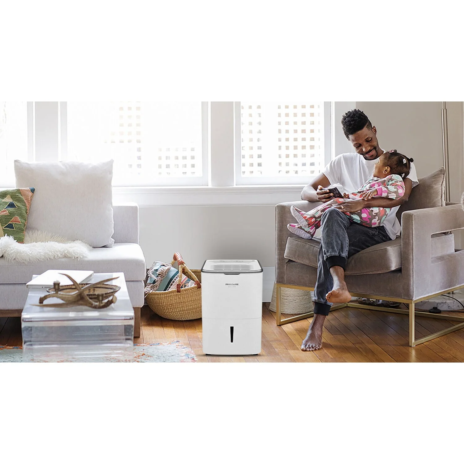 Frigidaire Gallery High Humidity 50 Pint Capacity Dehumidifier with Wi-Fi