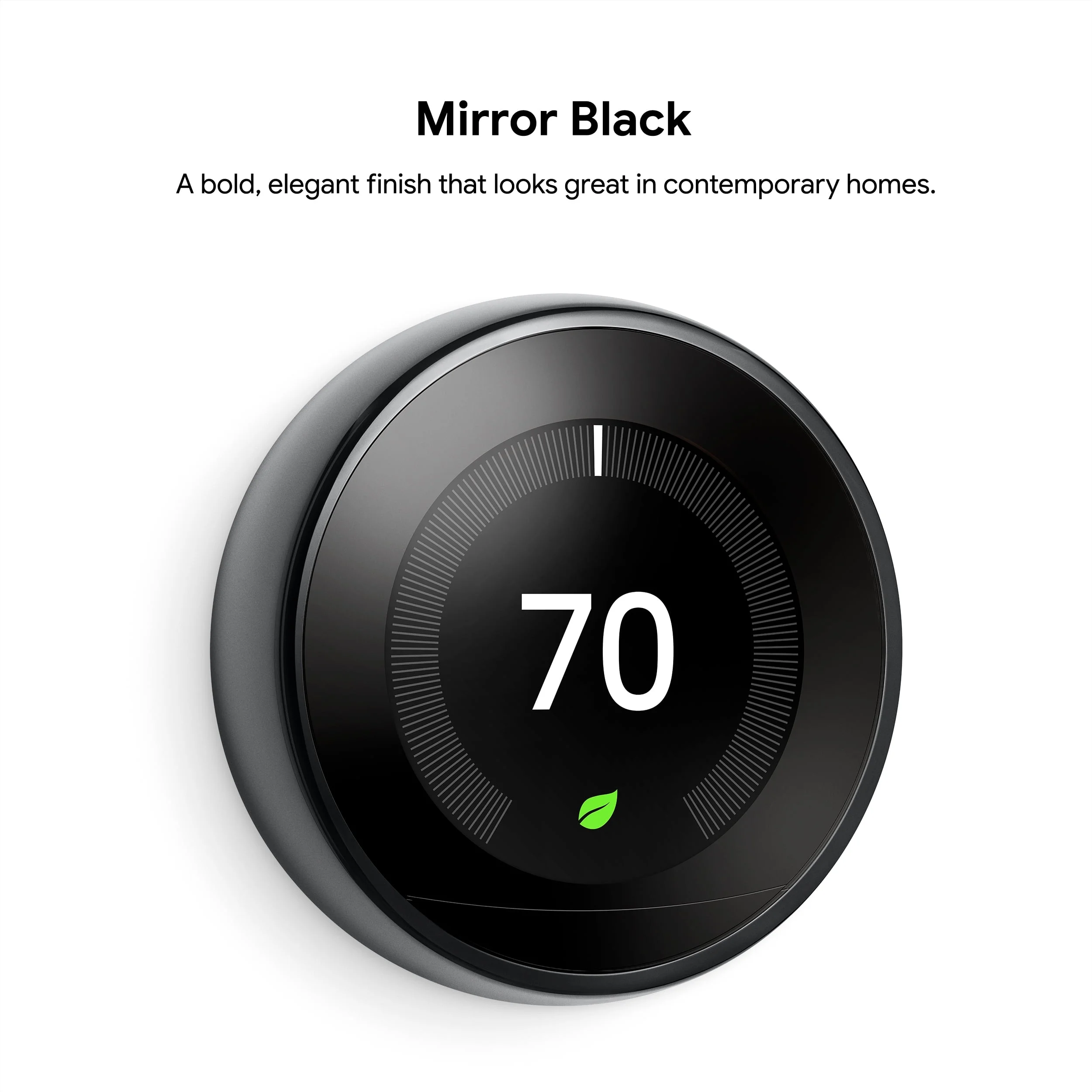 Nest Smart Learning Thermostat - 3rd Generation - Stainless Steel