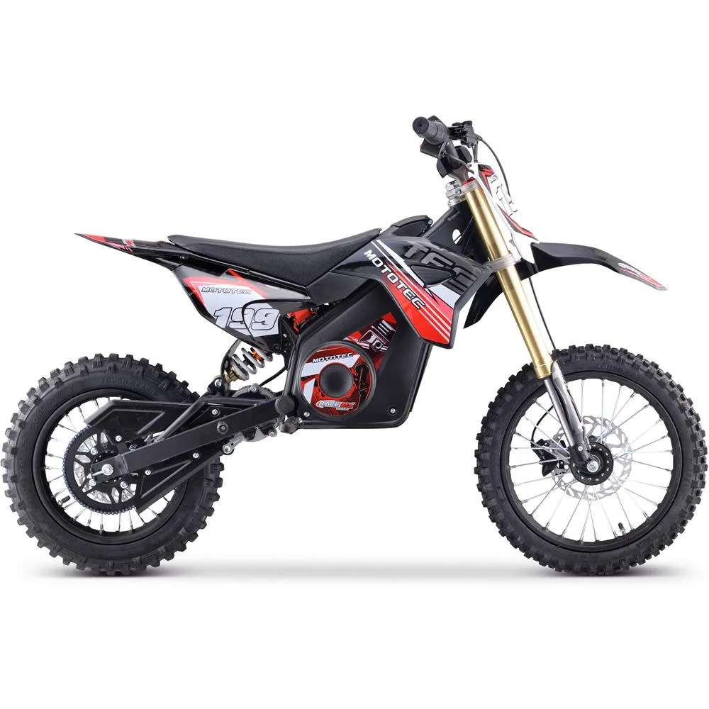 MotoTec 48v Pro Electric Dirt Bike 1800w Lithium Green