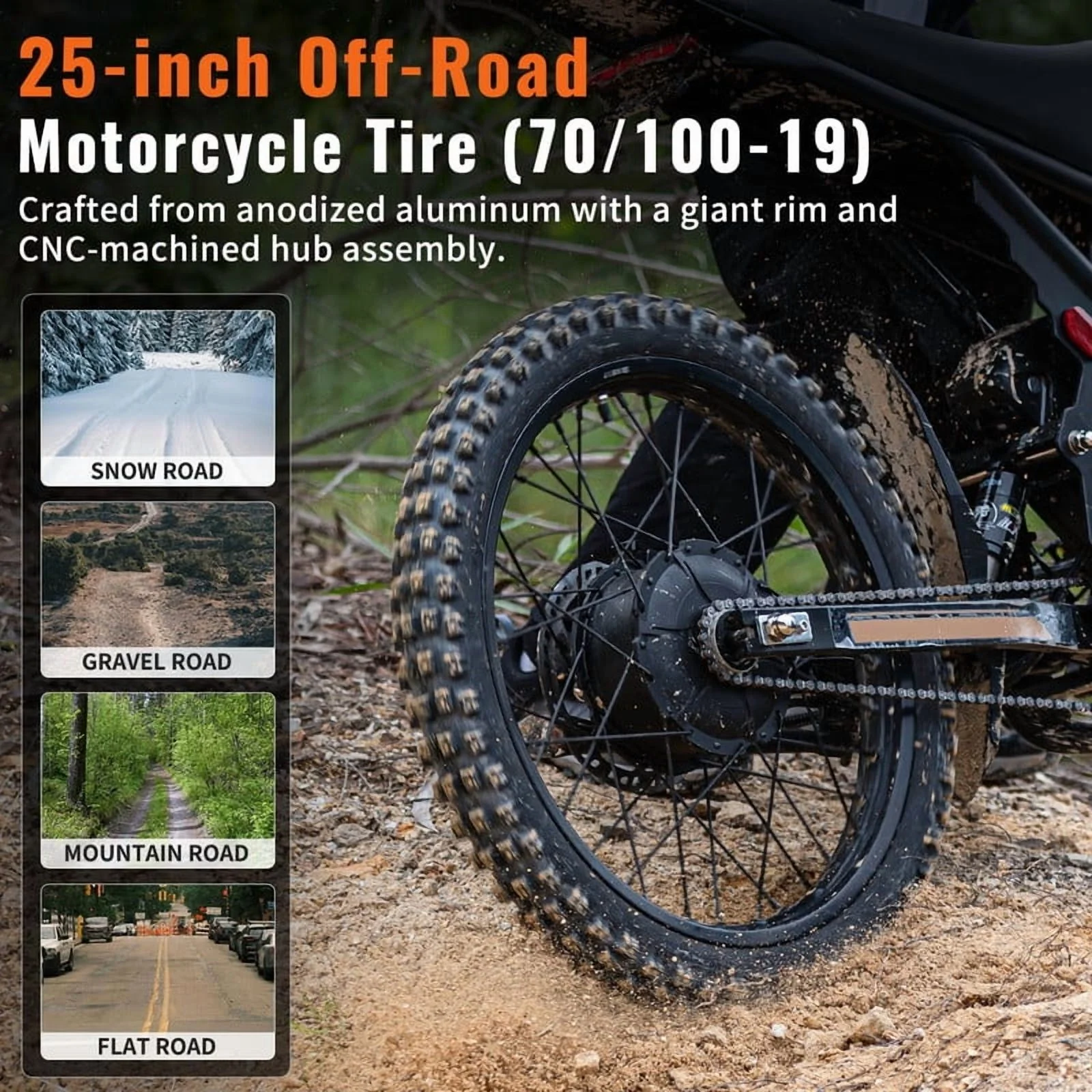 GT73 PRO 338 NM Electric Dirt Bike for Adults,3000W(Peak)Dual Motor 50Mph Max Speed,60V 50MPH 36.4AH Dual Battery Ebike,85 Miles Range, 25