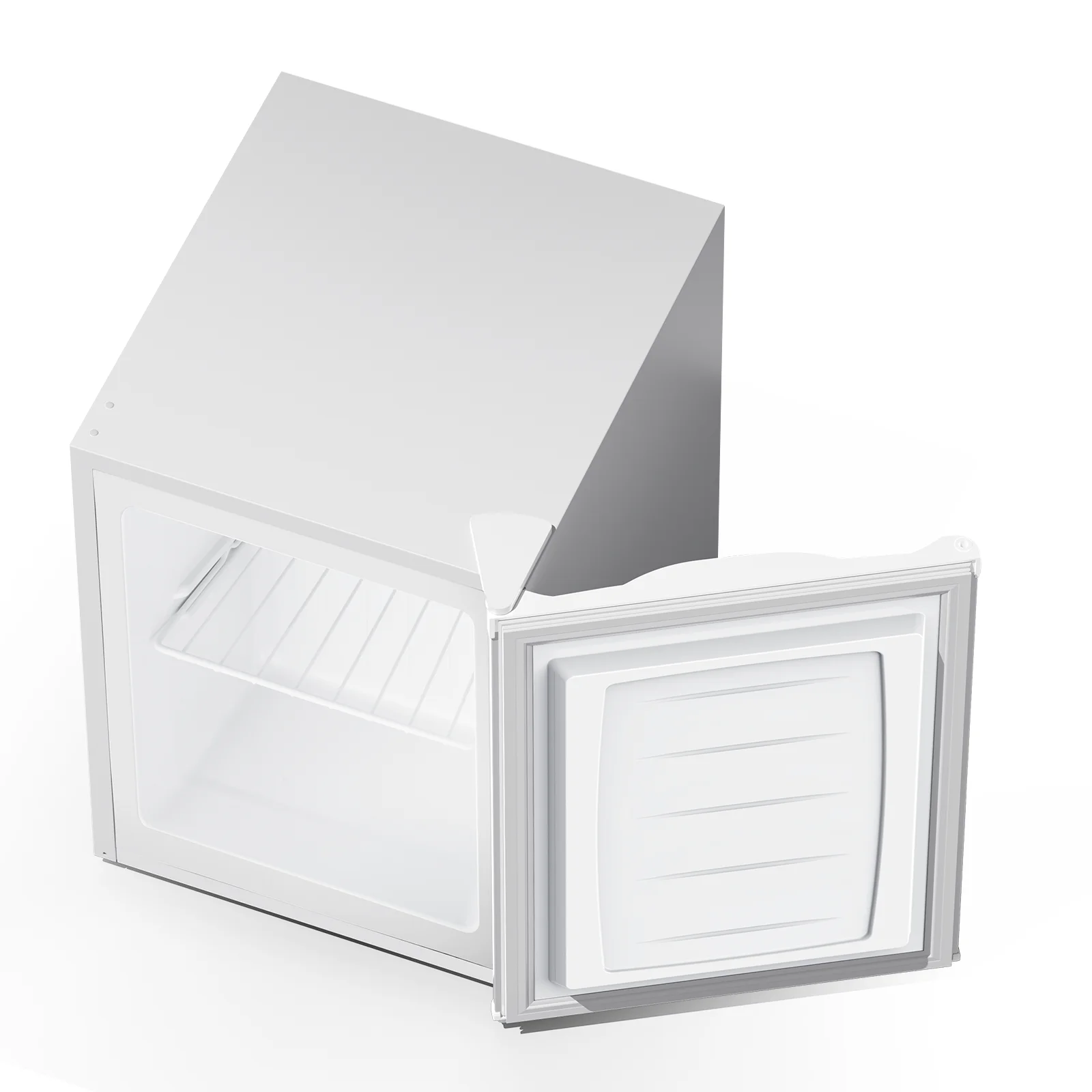 KNDKO 1.2Cu.ft Upright Freezer, Mini Freezer with Reversible Door, Perfect for Home/Office/Dorm, Black