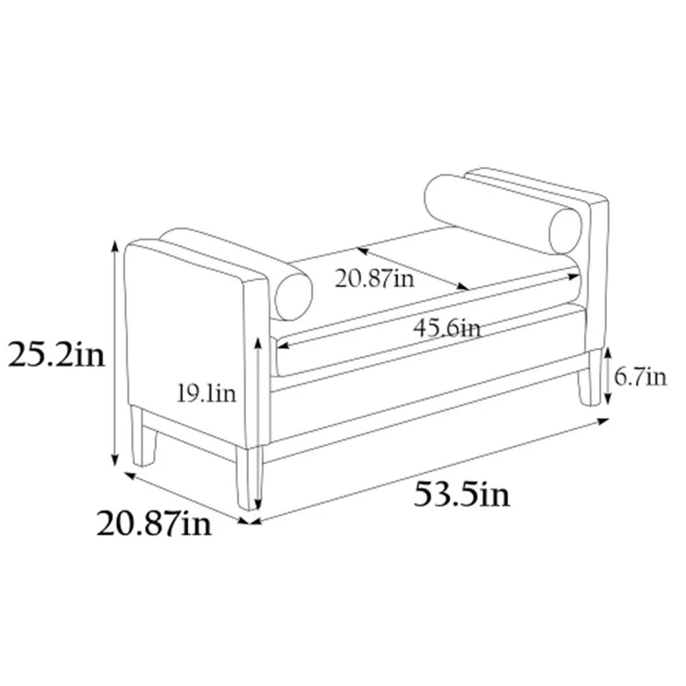 End of Bed Bench, 53.5