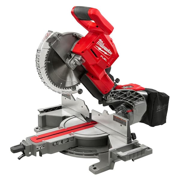 M18 FUEL 18V Lithium-Ion Brushless 10 in. Cordless Dual Bevel Sliding Compound Miter Saw with 8-1/4 in. Table Saw