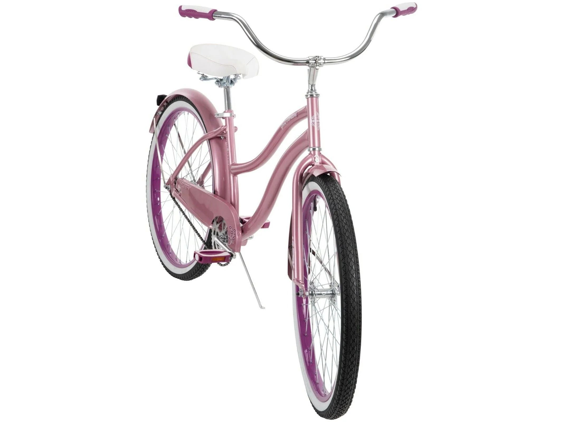 Huffy 26630 26 in. Good Vibrations Womens Cruiser Bike, Pink - One Size