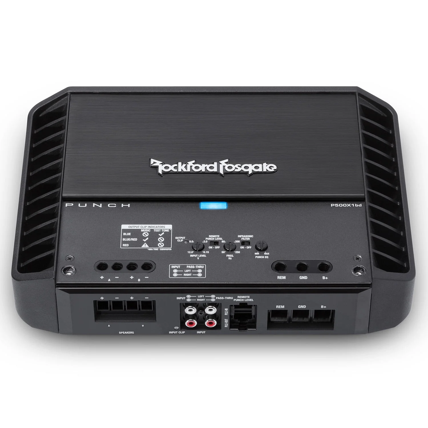 Rockford Fosgate P500X1BD Punch 500 Watt Class-bd Mono Amplifier
