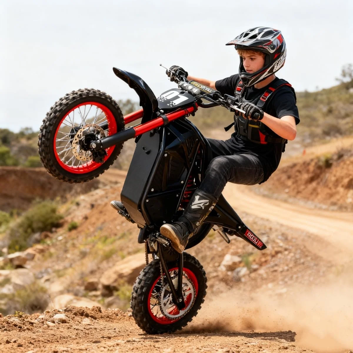 GT73 PRO 338 NM Electric Dirt Bike for Adults,3000W(Peak)Dual Motor 50Mph Max Speed,60V 50MPH 36.4AH Dual Battery Ebike,85 Miles Range, 25