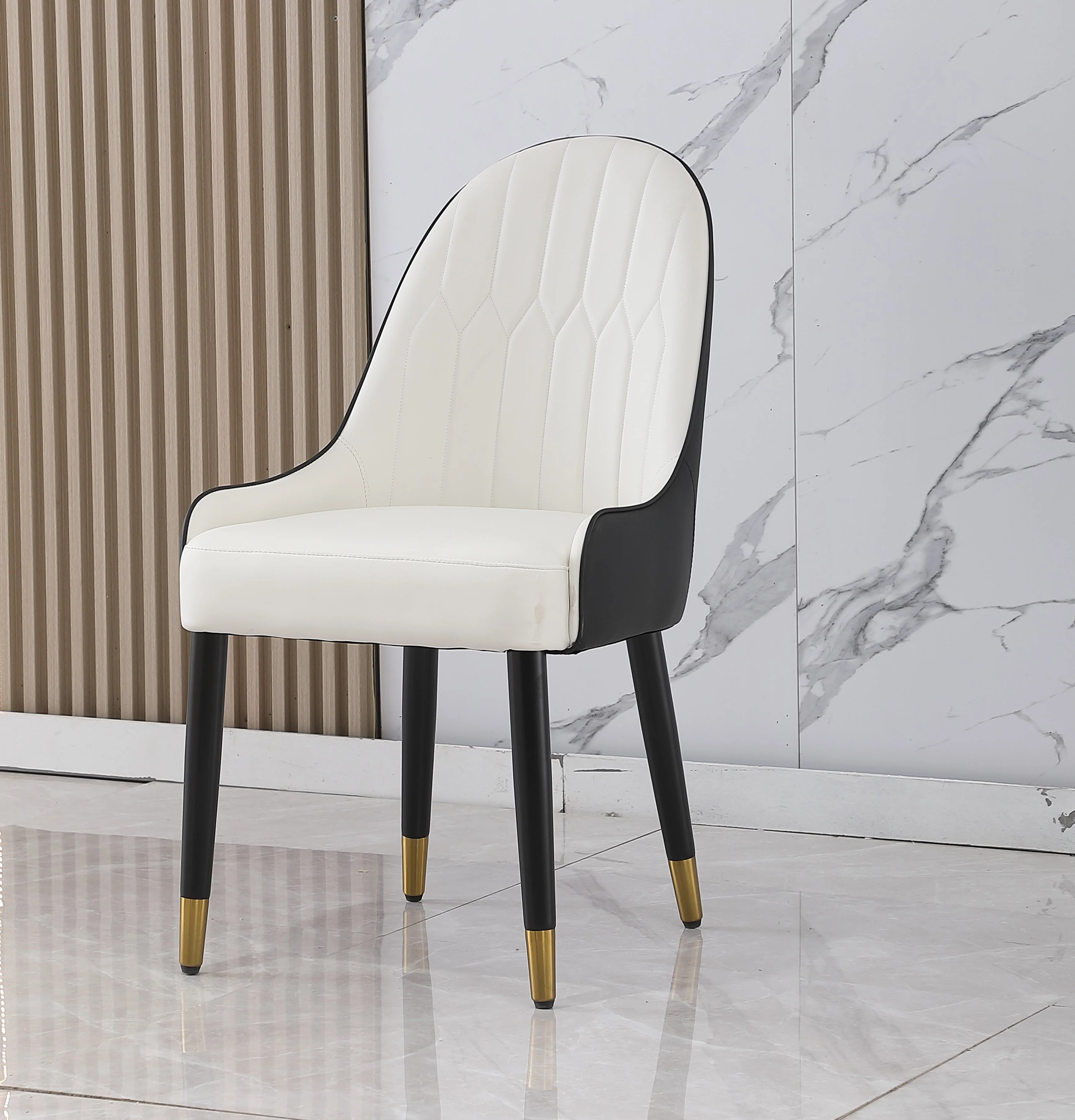 Montary 7 Piece Dining Room Set, Modern Dining Table and Chairs Set, Sintered Stone Dining Table Set for 6, White Marble Dining Table with 6 Chairs for Kitchen, Dining Room