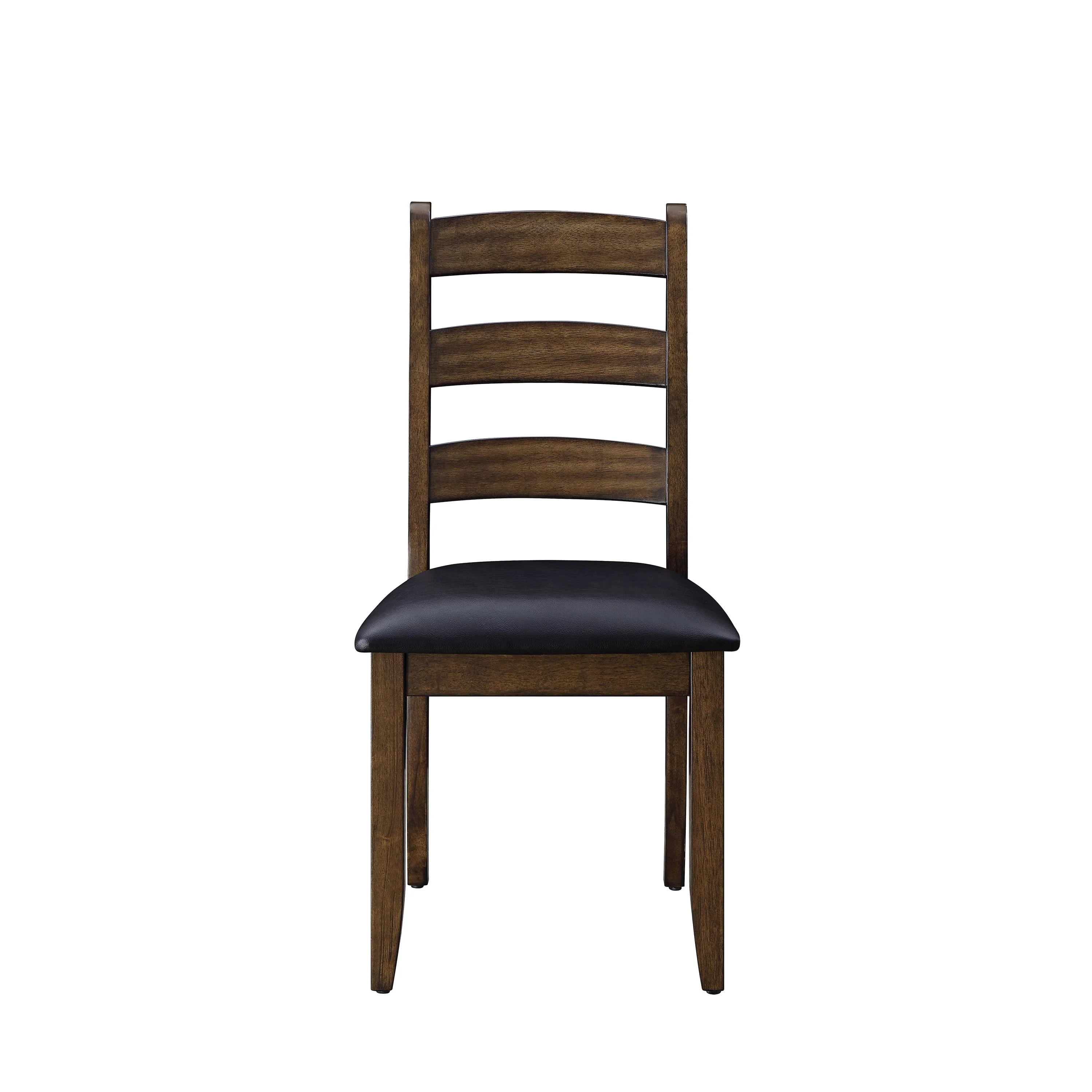 Better Homes & Gardens Granary Modern Farmhouse Ladderback Dining Chairs, Set of 2, Aged Brown Ash