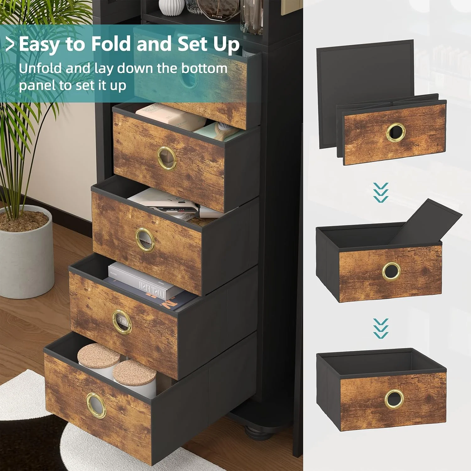 Makeup Vanity Desk with Mirror and Lights, White Vanity Desk with Charging Station, LED Cabinet, 5 Drawers & Storage Bag, Vanity Mirror with Lights Desk and Chair, Vanity Table Set with Stool