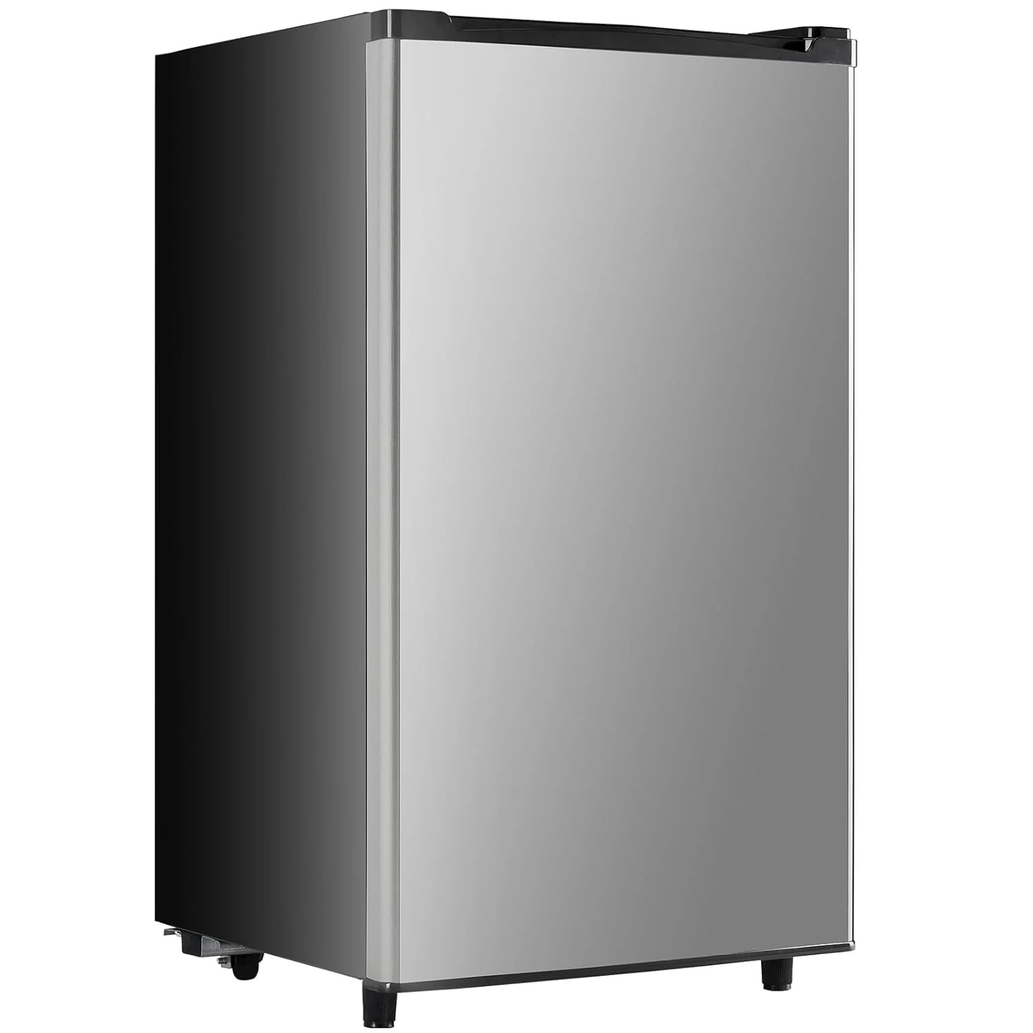 Mini Fridge 3.2 Cu. ft Single Door, 5 Star Energy Efficient, Low Noise, 5 Adjustable Thermostat & Removable Glass Shelves, Silver