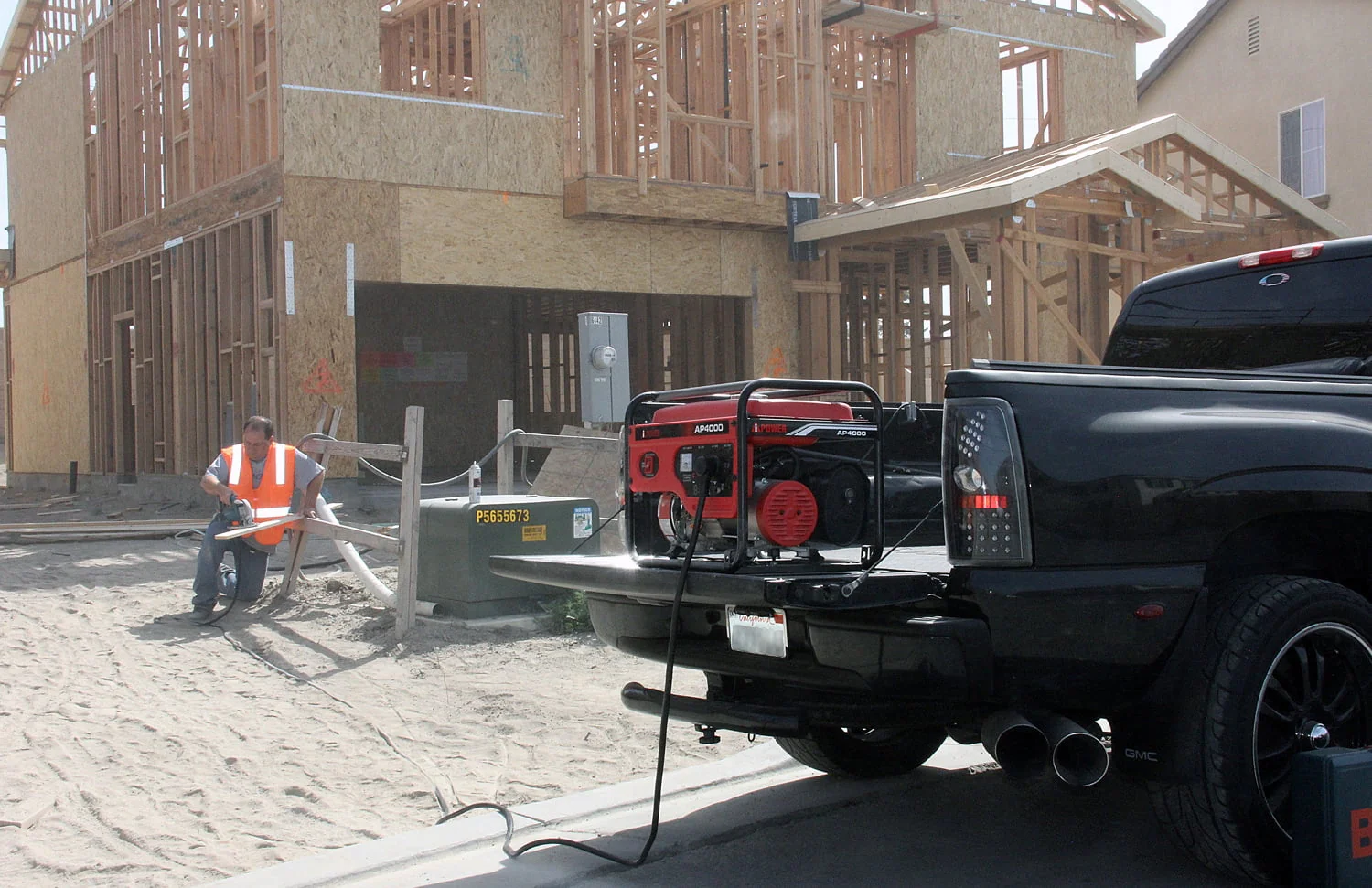 Ai Power 4000W Gasoline Generator With Wheel Kit